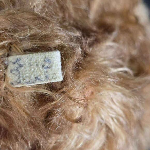 Sersha Jointed Teddy "Bonnie" Bear Serieta Harrell Mohair Fur Scarf Velvet Hat - Picture 8 of 13